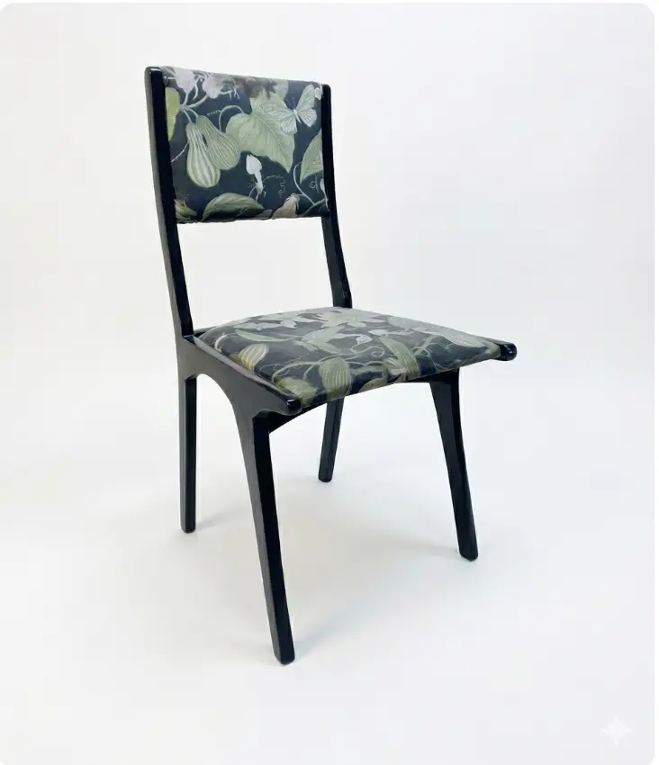 SILLA MADERA NEGRA