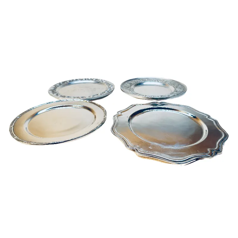 platos base peltre